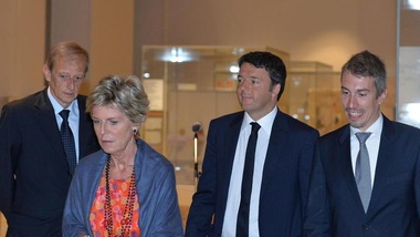 Leopolda: la Christillin "gufa" Renzi: «Auguri per Juventus-Fiorentina...»