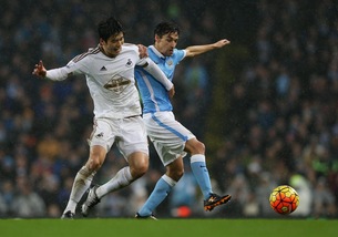 Premier League, Manchester City-Swansea 2-1: Pellegrini vincente