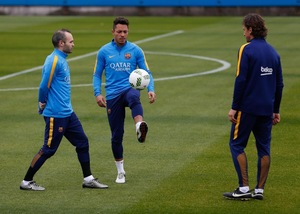 Mondiale per Club, l'allenamento del Barcellona in vista della semifinale