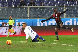 Coppa Italia il Milan batte la Samp. Ai quarti c'è il Carpi