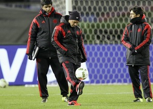 Mondiale per Club, River Plate: Saviola e compagni si allenano in vista del Barcellona