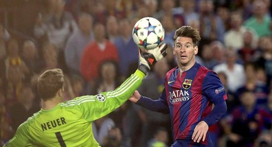 Calcio, a Messi il premio per il gol più bello d'Europa