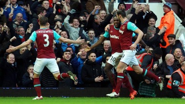 Premier League, il West Ham stende il Liverpool con Antonio e Carroll