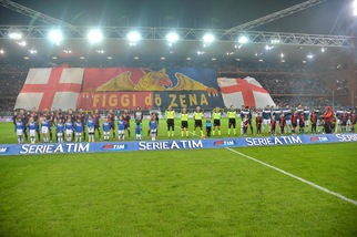 Genoa-Sampdoria, lo spettacolo delle coreografie