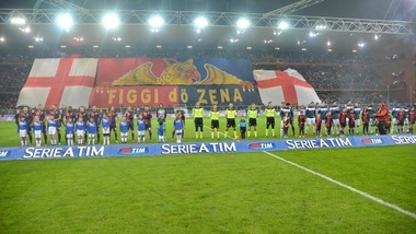 Genoa-Sampdoria, lo spettacolo delle coreografie