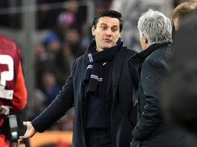 Serie A Sampdoria, Montella: «Successo strameritato nel derby»