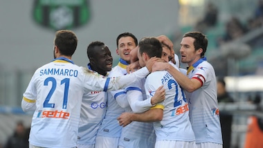 Serie A, Sassuolo che rimonte al Frosinone: Defrel e Falcinelli rispondono a Dionisi e Ajeti