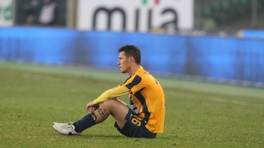 Serie A Verona, per Siligardi stiramento all'adduttore