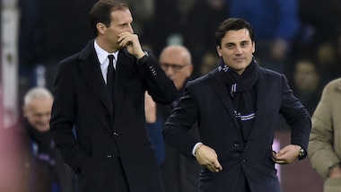 Serie A Sampdoria, Montella: «Al momento la Juventus è la più forte»