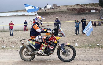 Dakar moto, 9° tappa: Price è leader, fuori Goncalves