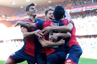 Serie A, Genoa-Palermo 4-0: Pavoletti show