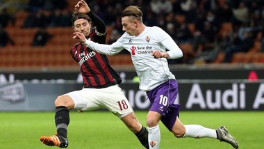 Diretta Serie A, Milan-Fiorentina 2-0