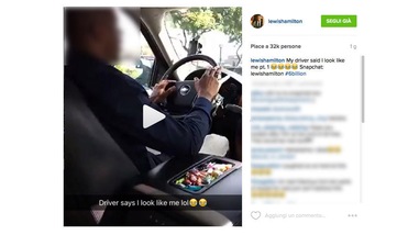 F1: il tassista non riconosce Hamilton