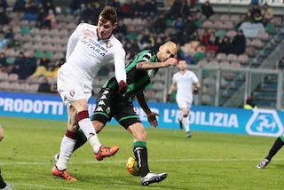 Serie A, Sassuolo-Torino: 1-1, rimpianto granata