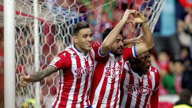 Liga, Gijon a valanga: cinquina al Real Sociedad, che show di Sanabria