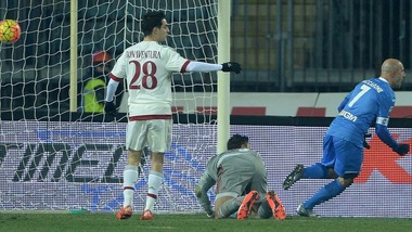 Serie A, Empoli-Milan 2-2: Zielinski e Maccarone rispondono a Bacca e Bonaventura