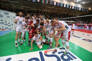 La Diatec Trento blinda il 3° posto, 3-0 a Petugia