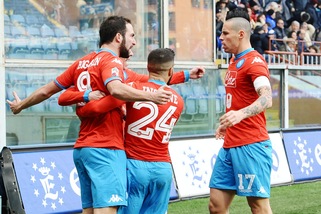 Serie A, Sampdoria-Napoli 2-4: gli azzurri non si fermano