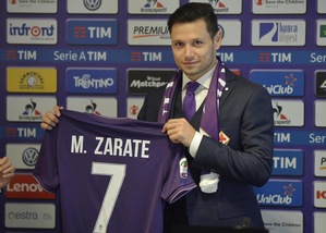 Calciomercato Zarate: «Fiorentina, lottiamo per grandi traguardi»