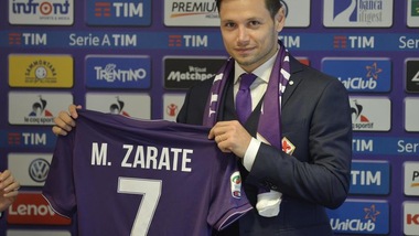 Calciomercato Zarate: «Fiorentina, lottiamo per grandi traguardi»