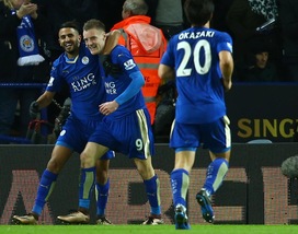 Premier League, doppio Vardy: Leicester sempre più primo