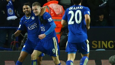 Premier League, doppio Vardy: Leicester sempre più primo
