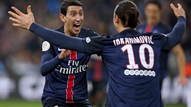 Ligue 1, Psg super con Ibrahimovic e Di Maria