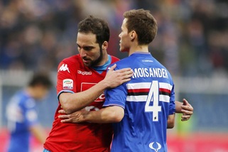 Serie A Sampdoria, dubbio Moisander per l'Atalanta