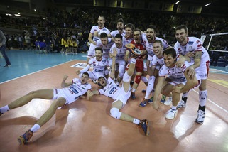 La Diatec Trentino vince 3-2 e rovina la festa di DHL Modena