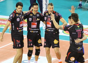 Cucine Lube senza problemi con Milano, 3-0