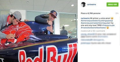 F1, per Sainz San Valentino con la Toro Rosso