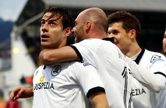 Serie B Spezia-Livorno: 3-0. Doppietta per Calaiò