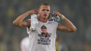 Lokomotiv Mosca, maglia per Putin: Tarasov rischia la squalifica