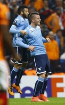 Europa League: Galatasaray-Lazio 1-1, Milinkovic risponde a Sabri