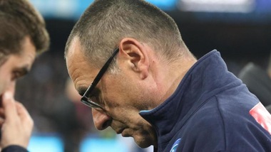 Serie A Napoli, Sarri: «Ci è mancato un po' di...fortuna»