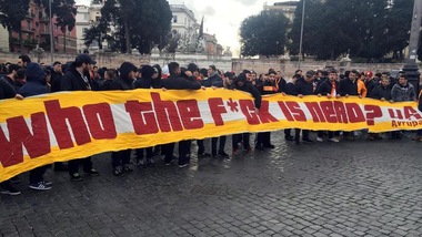 Lazio-Galatasaray, alta tensione nel centro di Roma