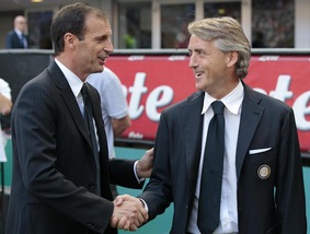 Inter, Mancini: «La Juventus è più forte ma noi non siamo distanti»