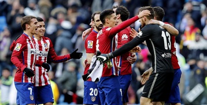 Real-Atletico Madrid 0-1, Simeone sogna ancora