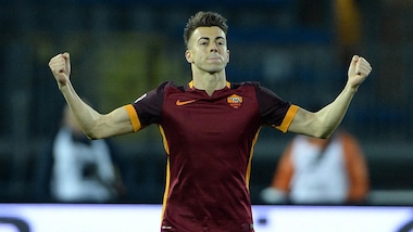 Serie A, Empoli-Roma 1-3: El Shaarawy show, terzo posto e sesta vittoria di fila