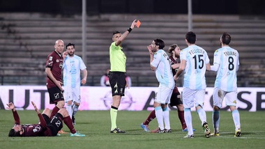 Serie B, Palermo dell'Entella: stop per cinque giornate