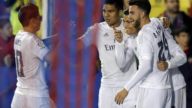 Liga Real Madrid, torna il sorriso: 3-1 al Levante