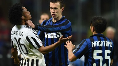 Perisic mani al collo a Cuadrado: scintille al Meazza!