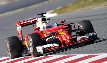 F1 Barcellona: Vettel si conferma al top nell'ultima giornata di test