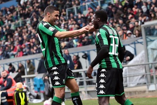 Serie A: Sassuolo-Milan 2-0, Frosinone-Udinese 2-0, Genoa-Empoli 1-0, Bologna-Carpi 0-0