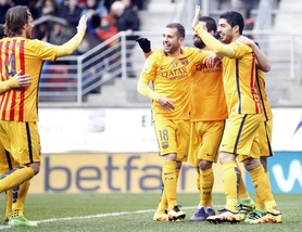 Liga, super Barcellona: Munir, Messi e Suarez firmano il 4-0 all’Eibar. L'Atletico allunga sul Real Madrid