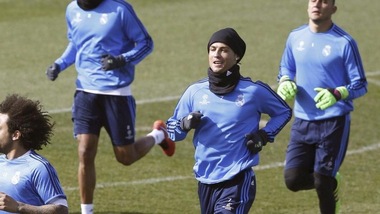 Champions League, il Real Madrid si allena alla vigilia della sfida con la Roma