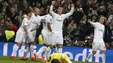 Champions League, Real Madrid-Roma 2-0: decidono CR7 e James, giallorossi eliminati