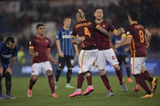 Serie A, 30ª giornata: Roma-Inter 1-1, Nainggolan risponde a Perisic