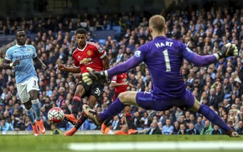 Rashford stende il City, derby allo United. Tottenham ok, -5 dal Leicester