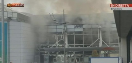 Le immagini dell'attentato all'aeroporto di Bruxelles